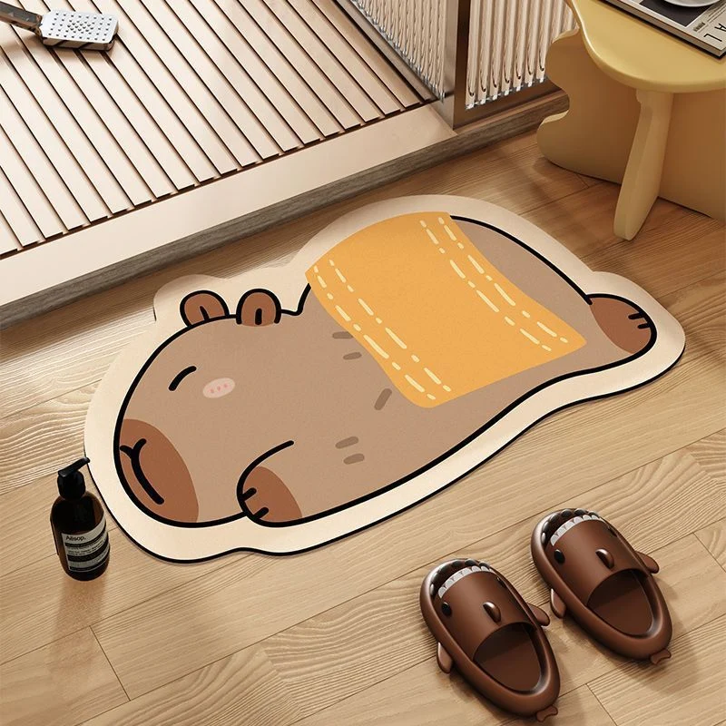 Cartoon-Themed Indoor Bath Mat Stornfield