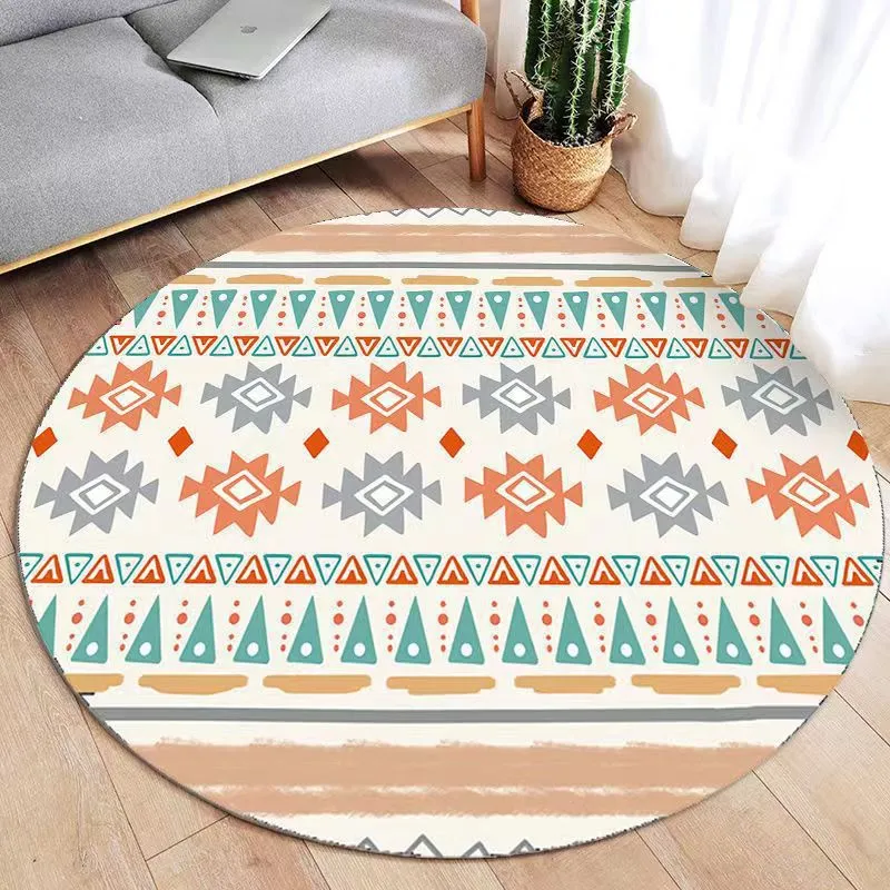 Bohemian Geometric Pattern Area Rug Stornfield