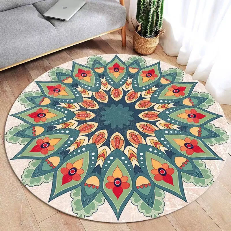 Bohemian Geometric Pattern Area Rug Stornfield