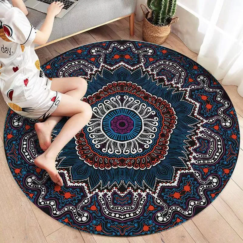 Bohemian Geometric Pattern Area Rug Stornfield