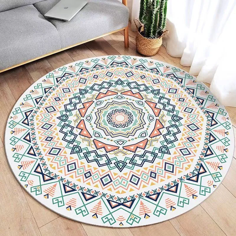 Bohemian Geometric Pattern Area Rug Stornfield