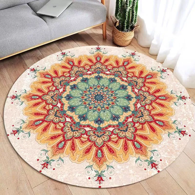 Bohemian Geometric Pattern Area Rug Stornfield
