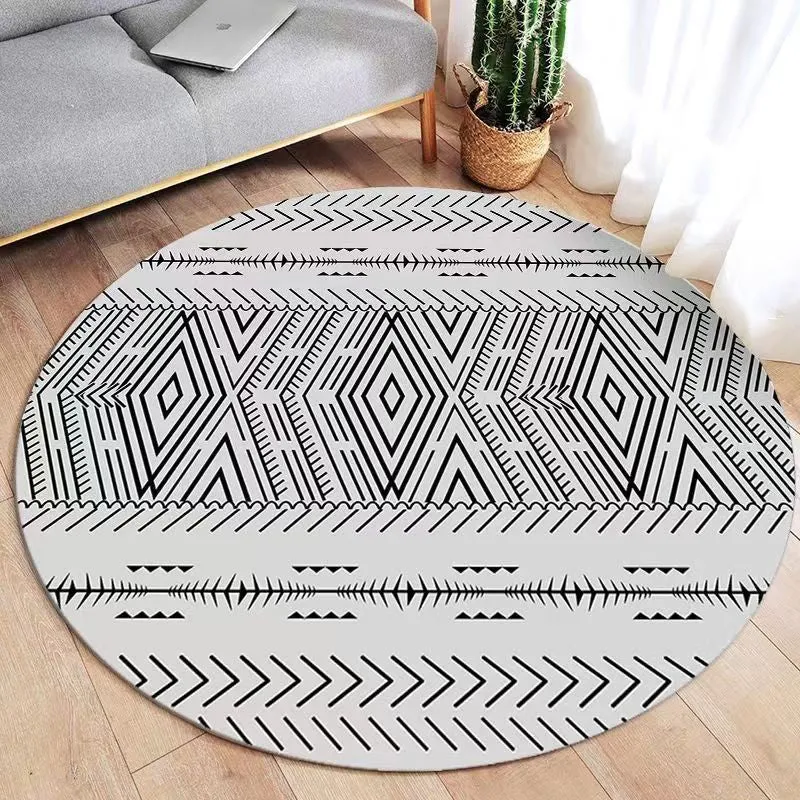 Bohemian Geometric Pattern Area Rug Stornfield
