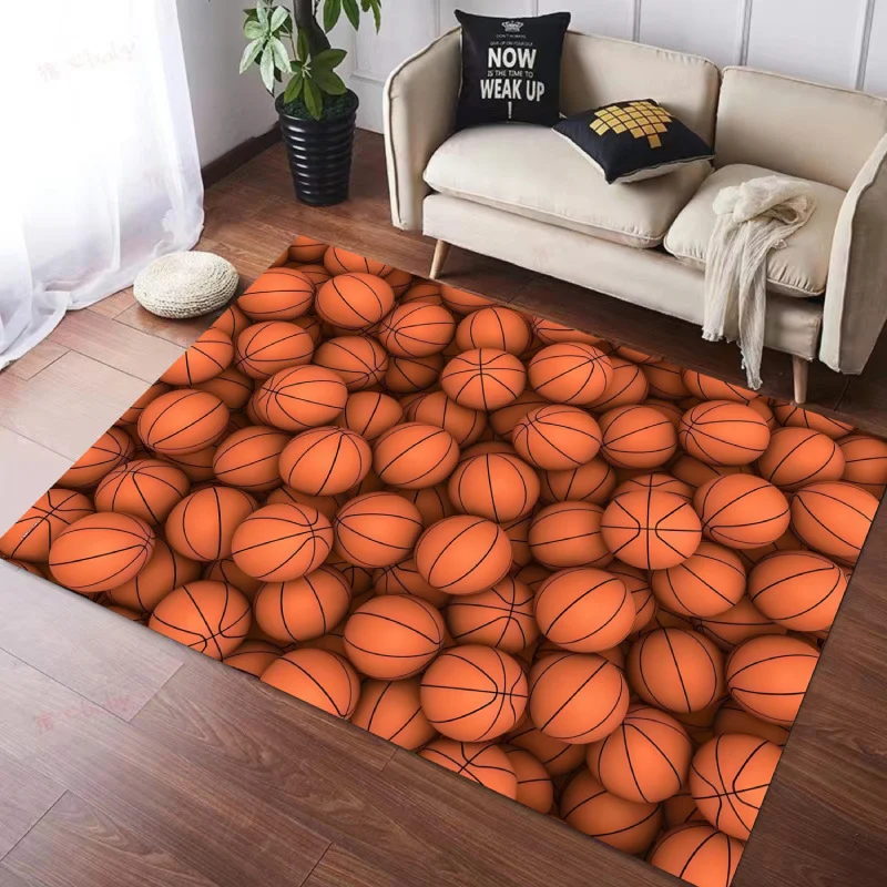 Basketball-Themed Area Rug Stornfield