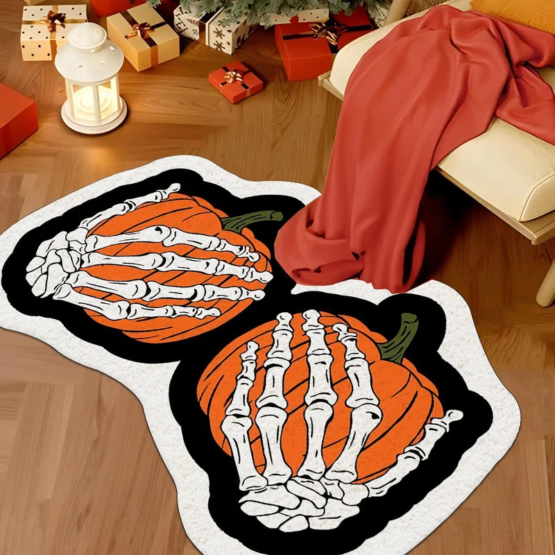 Artistic Skull-Themed Area Rug Stornfield