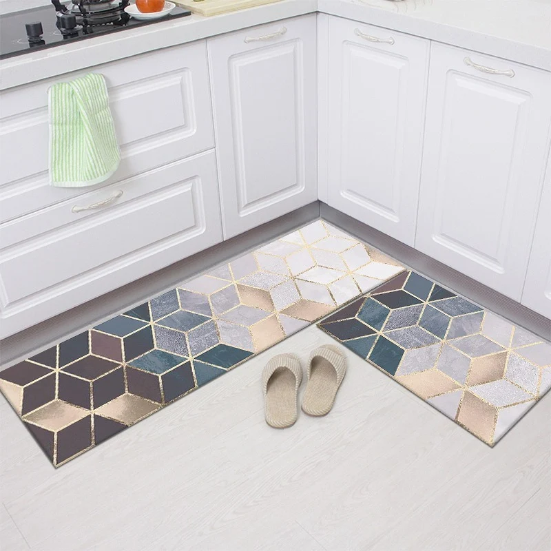 Artistic Nature Print Kitchen Mat Stornfield