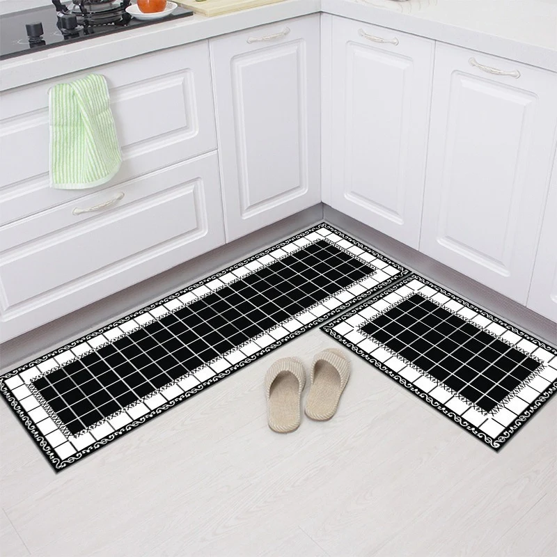 Artistic Nature Print Kitchen Mat Stornfield