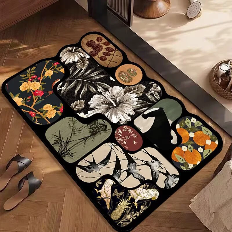 Artistic Floral Patterned Area Rug Stornfield