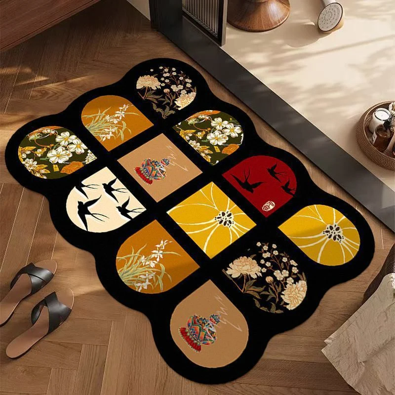 Artistic Floral Patterned Area Rug Stornfield
