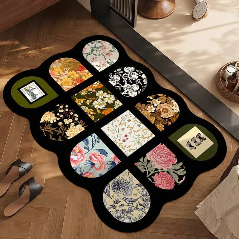 Artistic Floral Patterned Area Rug Stornfield