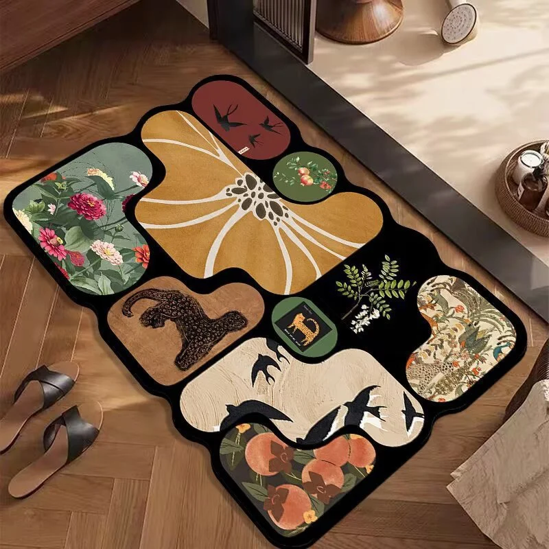 Artistic Floral Patterned Area Rug Stornfield