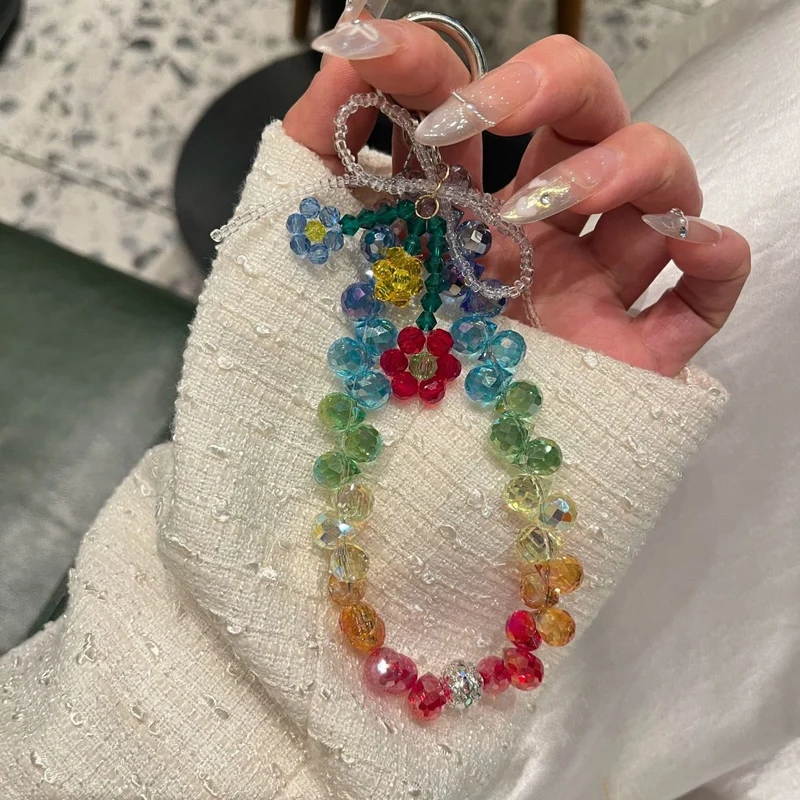 Bunte Perlen Charm Schlüsselanhänger Karnz 1790135240