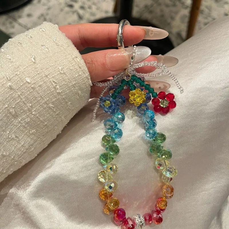 Bunte Perlen Charm Schlüsselanhänger Karnz 1790135240