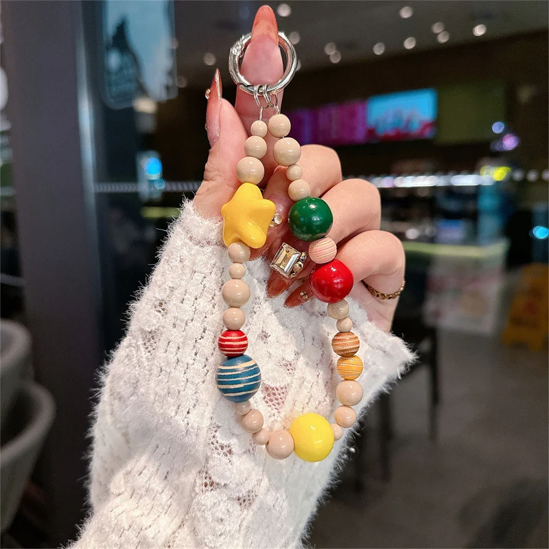 Bunte Perlen Charm Schlüsselanhänger Karnz 1790134521