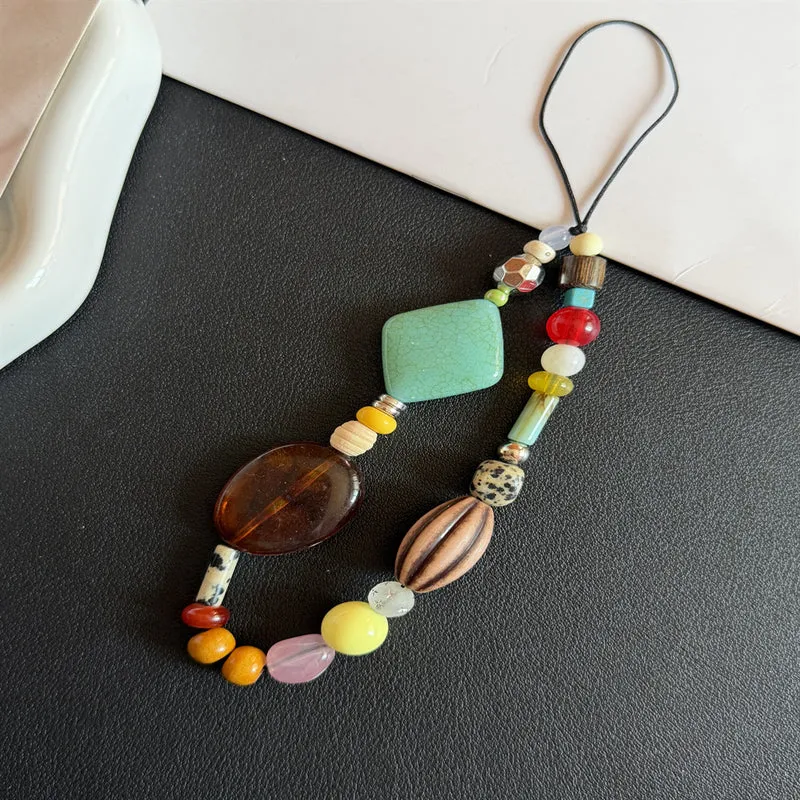 Bunte handgefertigte Perlenlanyard Karnz