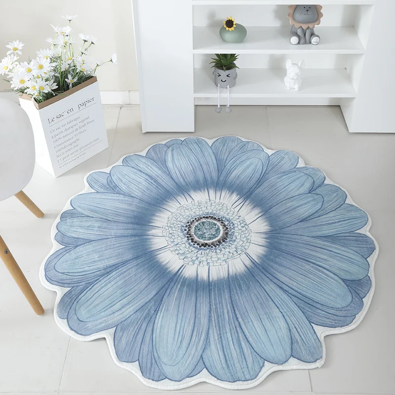 Floral Print Round Area Rug Stornfield