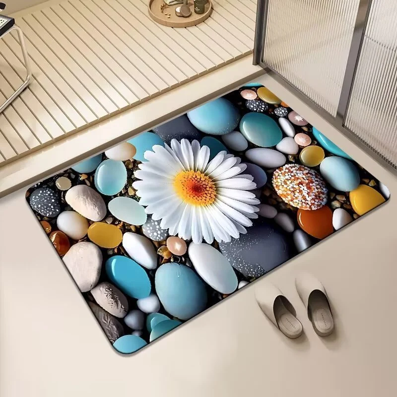 Floral Print Area Rug Stornfield