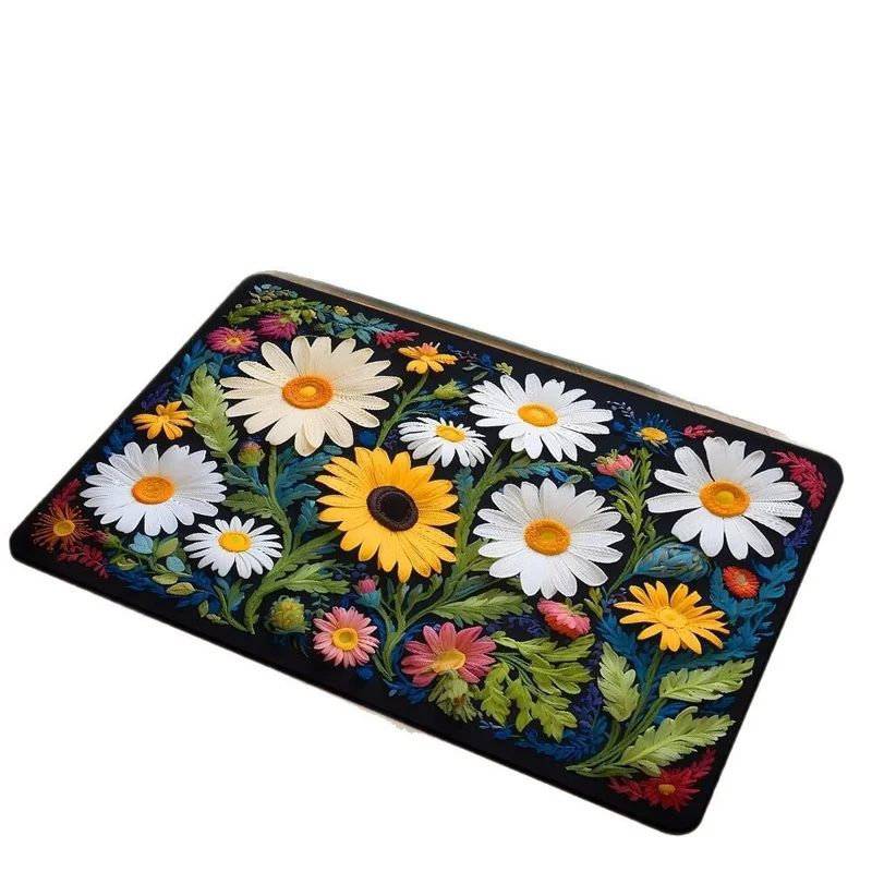 Floral Patterned Bath Mat Stornfield