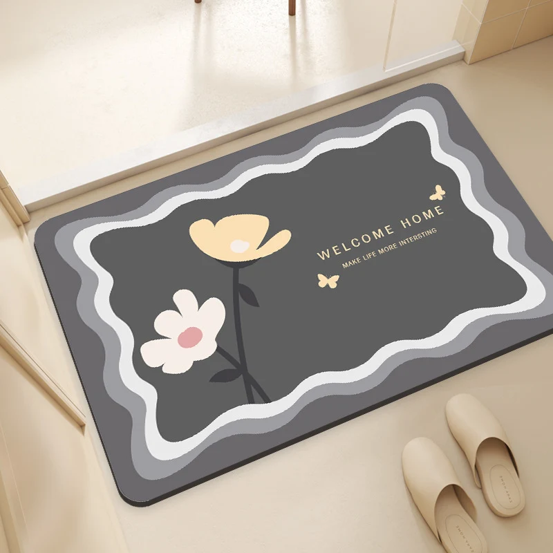 Floral-Designed Comfort Mat Stornfield