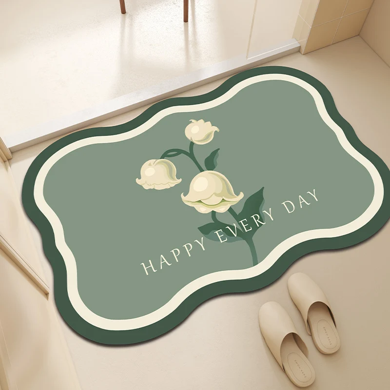 Floral-Designed Comfort Mat Stornfield