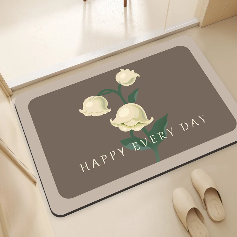 Floral-Designed Comfort Mat Stornfield