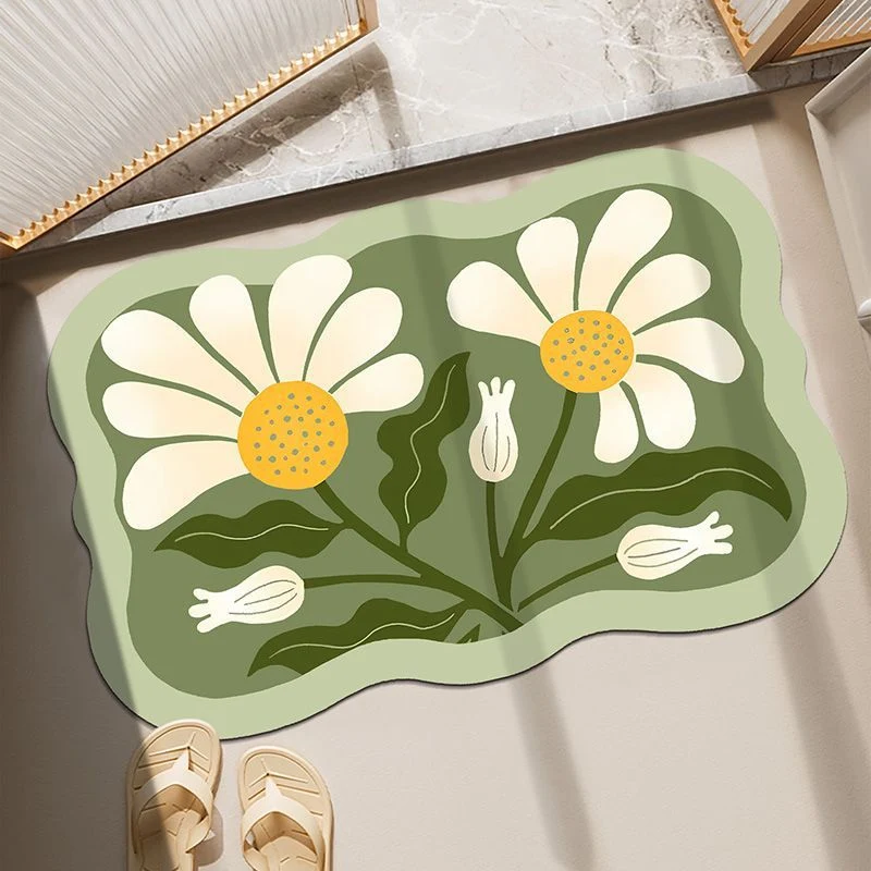 Floral-Designed Comfort Mat Stornfield