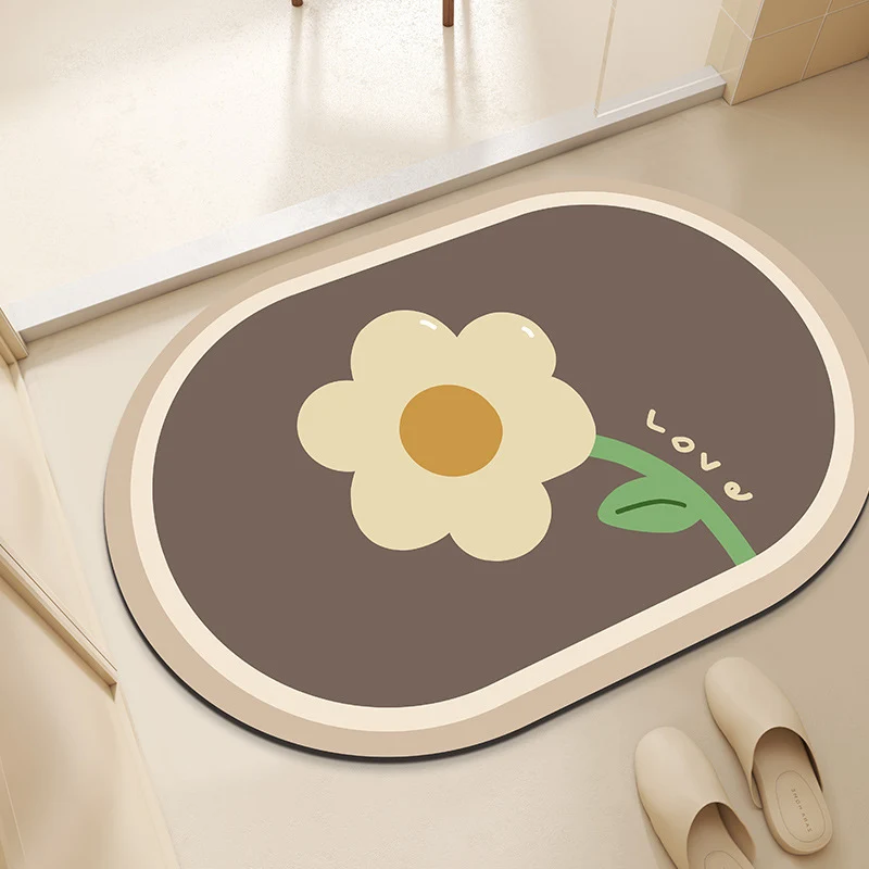Floral-Designed Comfort Mat Stornfield