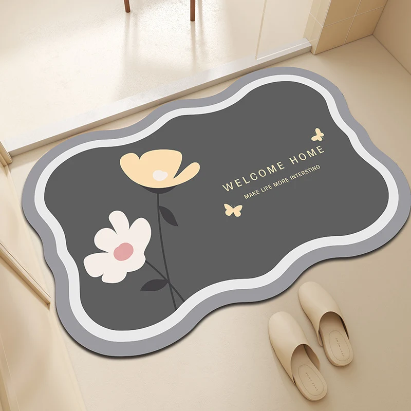 Floral-Designed Comfort Mat Stornfield