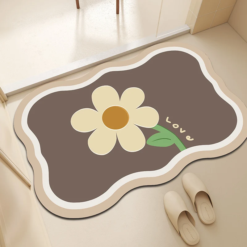 Floral-Designed Comfort Mat Stornfield