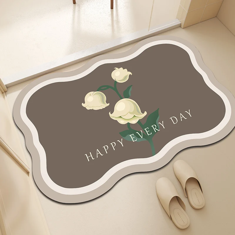 Floral-Designed Comfort Mat Stornfield
