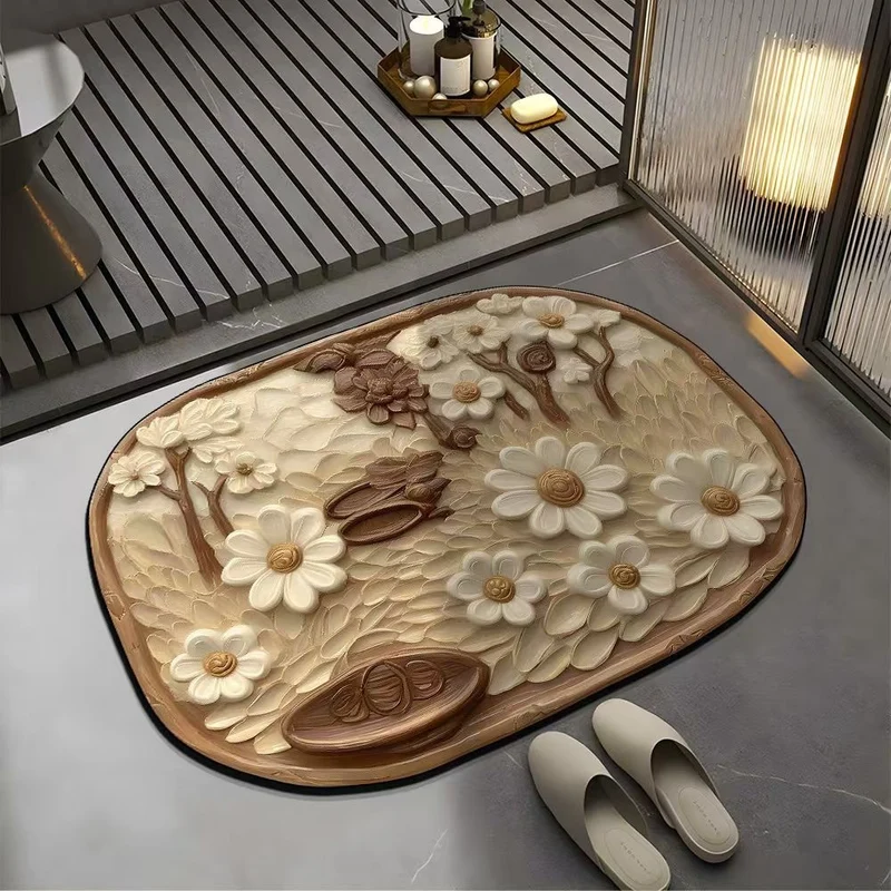 Floral Design Area Mat Stornfield