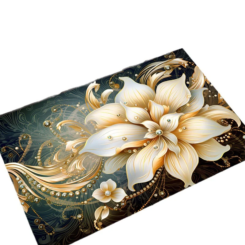 Floral Decorative Door Mat Stornfield