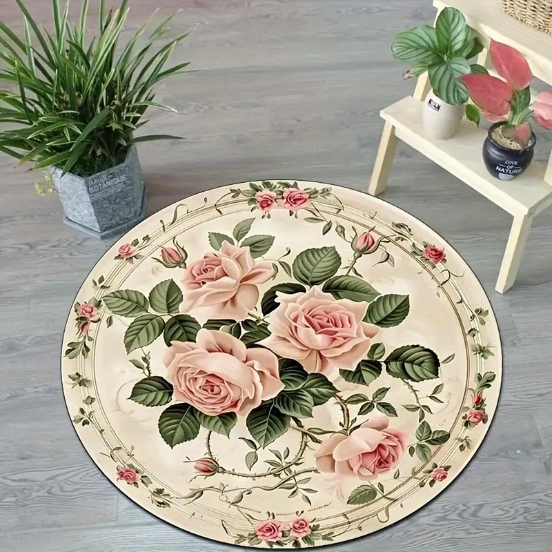 Floral Decorative Area Mat Stornfield