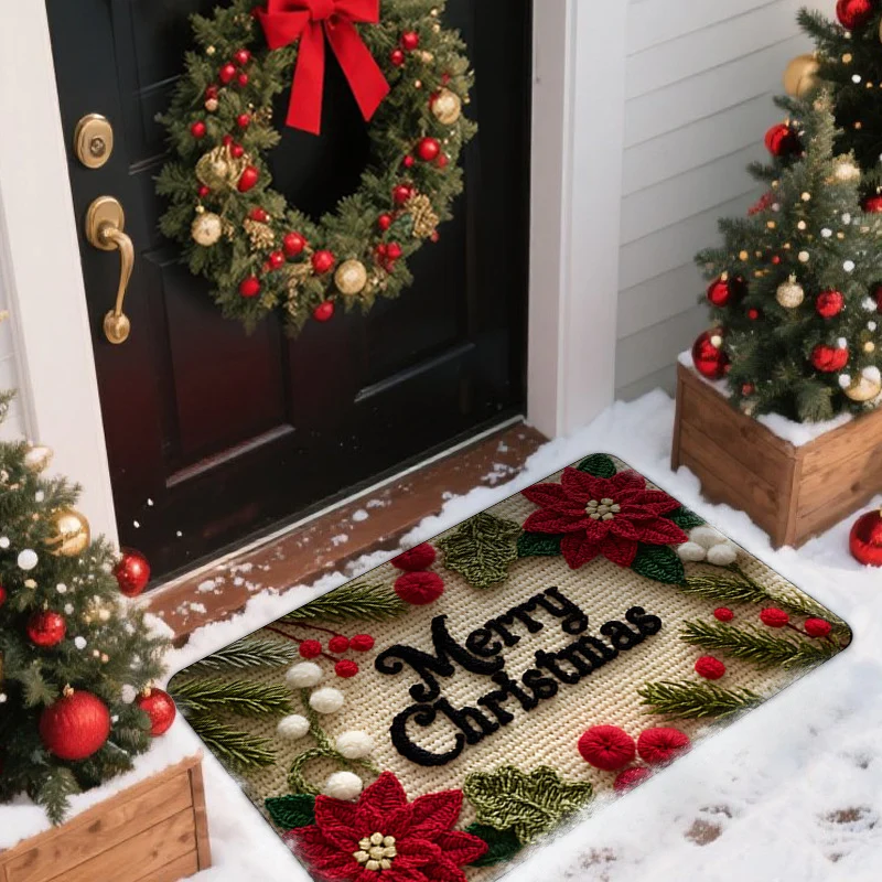 Festive Indoor Outdoor Welcome Mat Stornfield