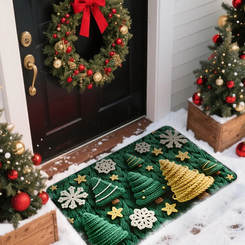 Festive Indoor Outdoor Welcome Mat Stornfield