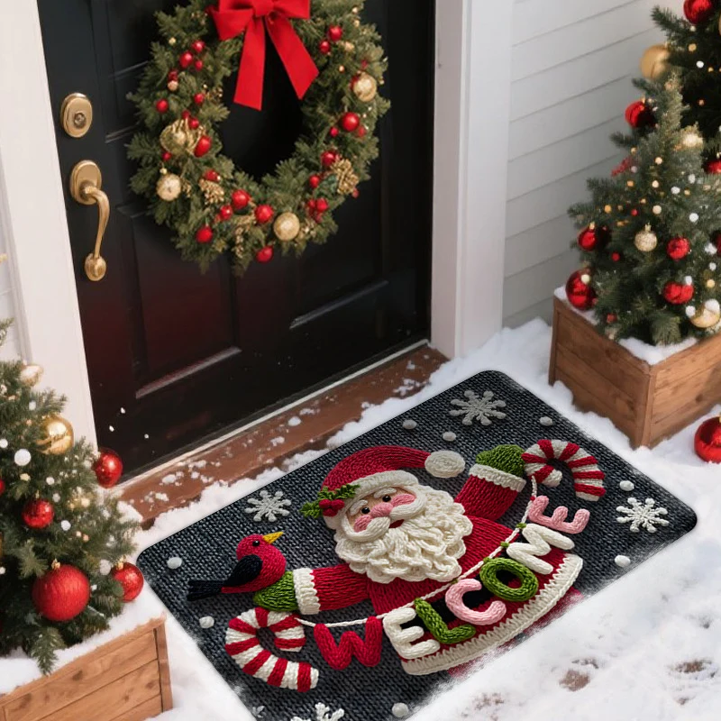 Festive Indoor Outdoor Welcome Mat Stornfield