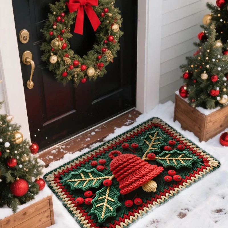 Festive Indoor Outdoor Welcome Mat Stornfield