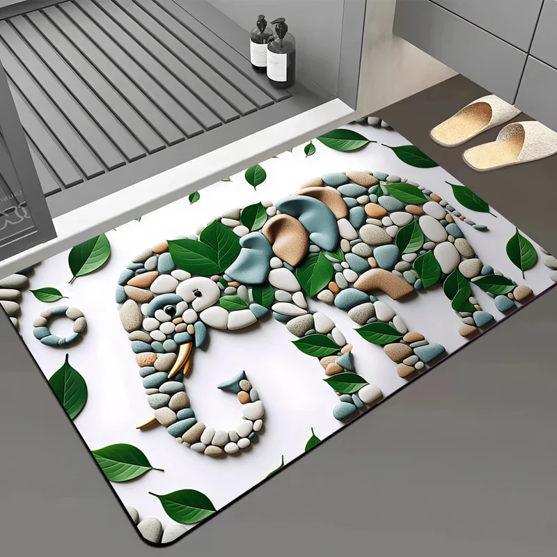 Dragonfly-Themed Bath Mat Stornfield