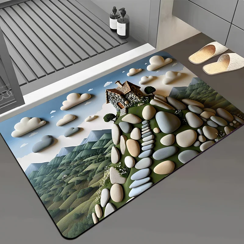 Dragonfly-Themed Bath Mat Stornfield