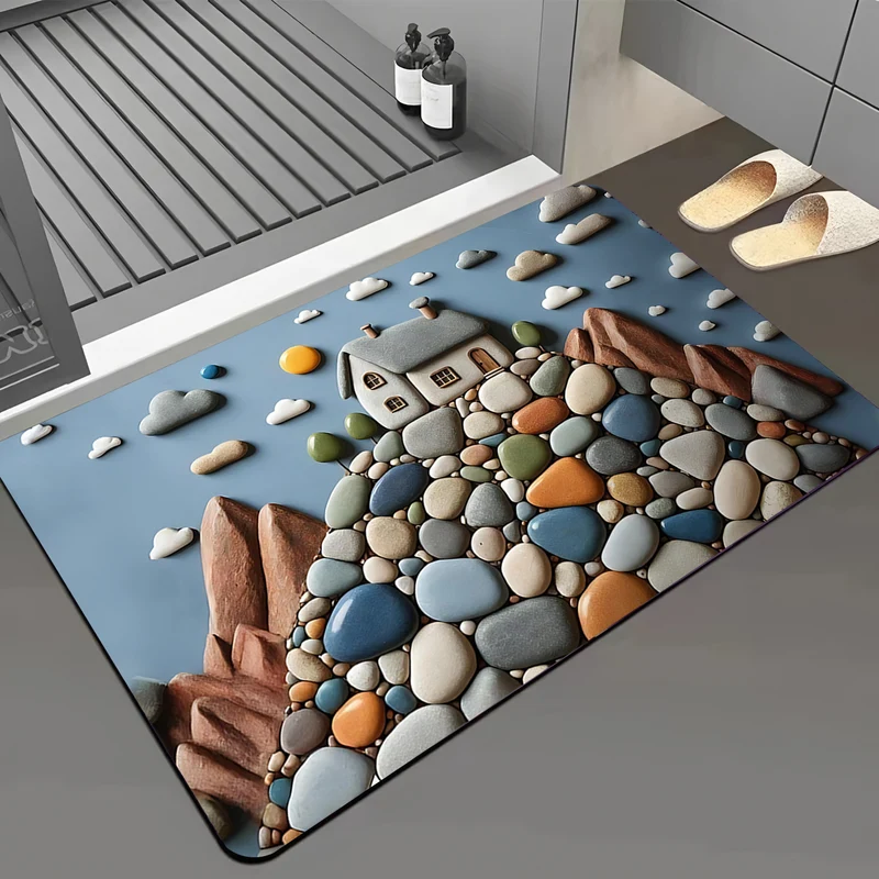 Dragonfly-Themed Bath Mat Stornfield