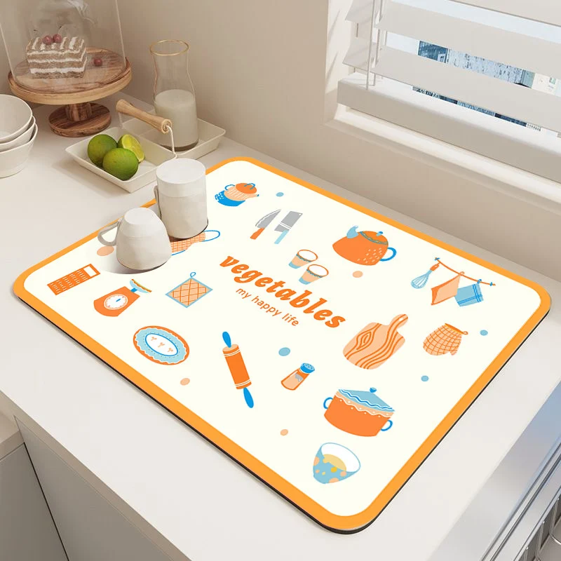 Dessert-Themed Kitchen Mat Stornfield