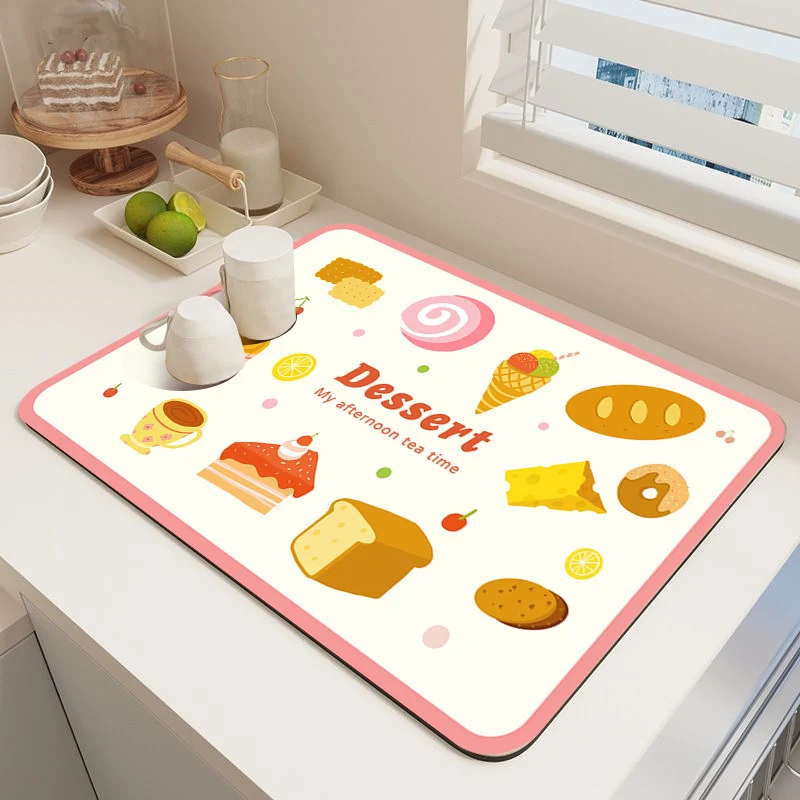 Dessert-Themed Kitchen Mat Stornfield