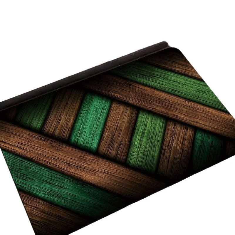 Decorative Wood Grain Area Mat Stornfield