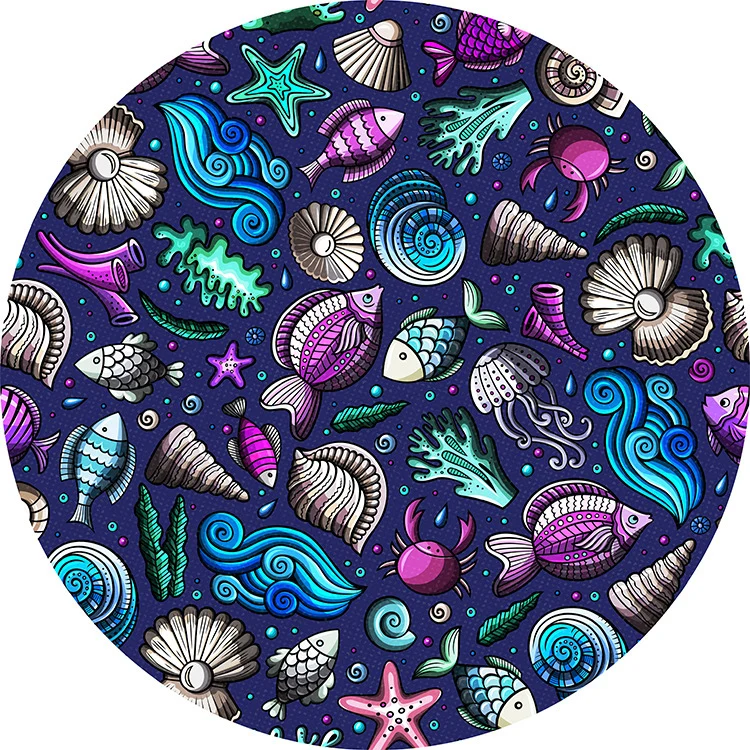 Decorative Round Mat Stornfield