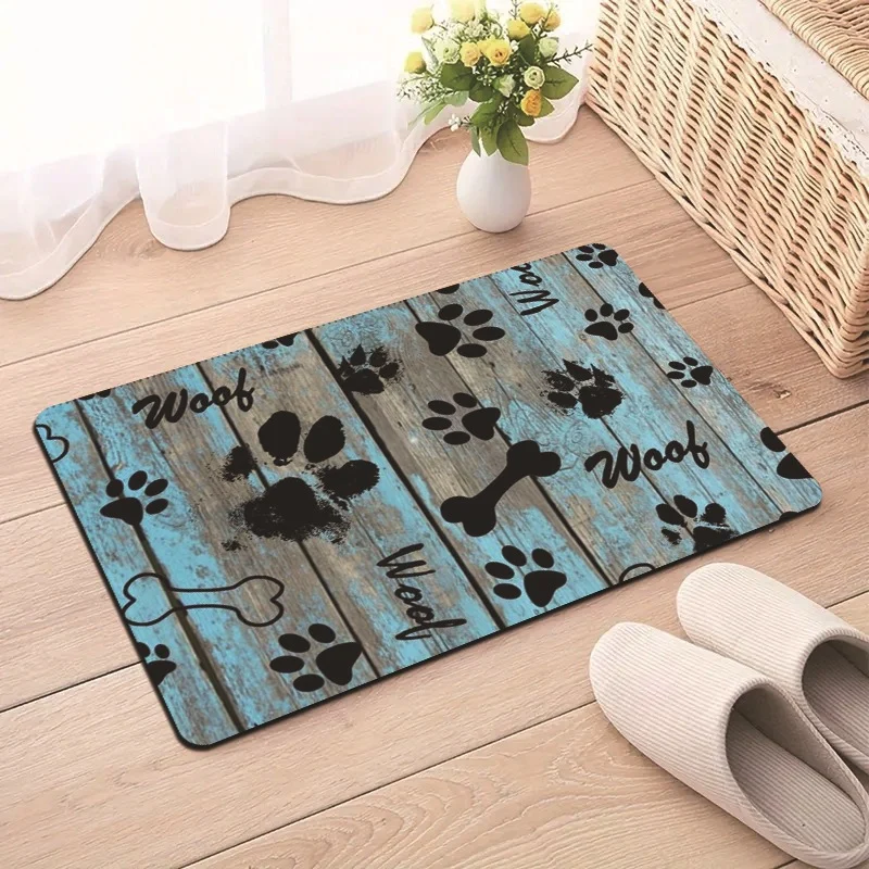 Decorative Pet-Themed Bath Mat Stornfield
