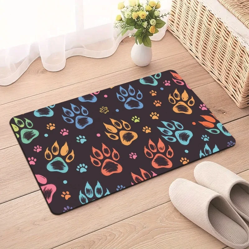 Decorative Pet-Themed Bath Mat Stornfield