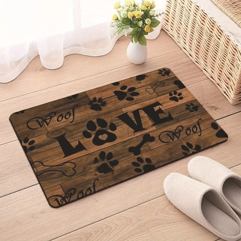 Decorative Pet-Themed Bath Mat Stornfield