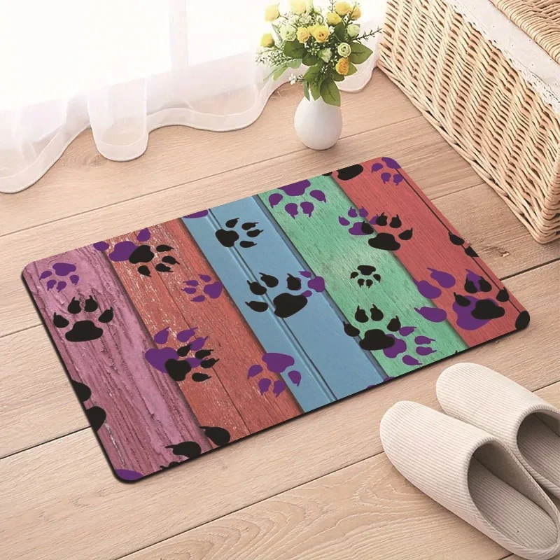 Decorative Pet-Themed Bath Mat Stornfield