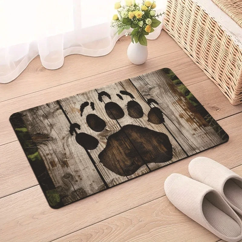 Decorative Pet-Themed Bath Mat Stornfield