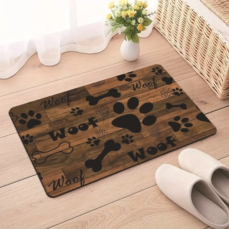 Decorative Pet-Themed Bath Mat Stornfield